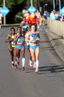 Jo Pavey leads the 2008 BUPA Great North Run